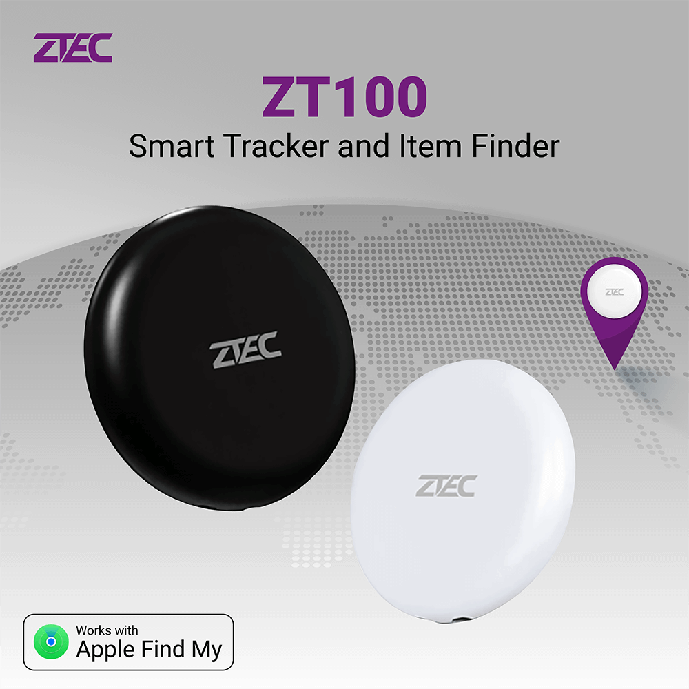 อุปกรณ์ติดตาม ZTEC Tag ZT100 สีดำ (ใช้งานกับแอปฯ Find My)_1